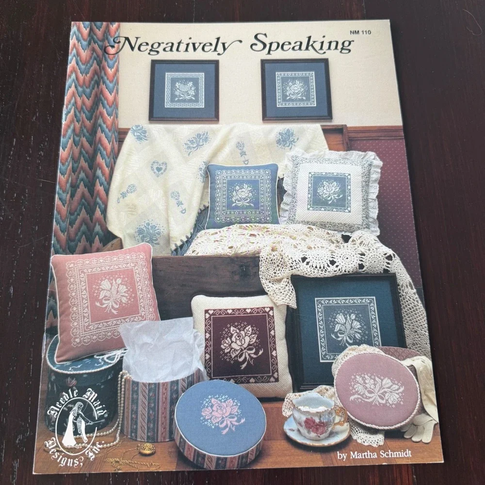 Vintage Cross Stitch Pattern Booklets Paula Vaughan Rose Garden Leisure Arts 3pc